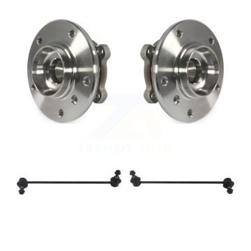 Front Hub Bearing Assembly And Link Kit For 2012-2015 BMW X1 AWD K7T-100791