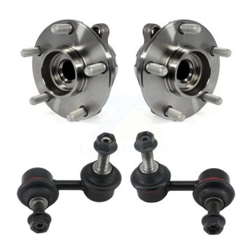 Front Hub Bearing Assembly And Link Kit For INFINITI Q50 Q60 RWD with 2.0L K7T-100795