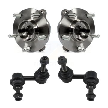 Front Hub Bearing Assembly And Link Kit For INFINITI M35 M45 AWD K7T-100797