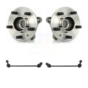 Front Hub Bearing Assembly And Link Kit For 2006-2013 Land Rover Range Sport K7T-100814