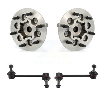 Front Hub Bearing Assembly And Link Kit For 2009-2012 Chevrolet Colorado GMC Canyon RWD K7T-100816