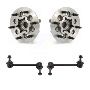 Front Hub Bearing Assembly And Link Kit For 2009-2012 Chevrolet Colorado GMC Canyon 4WD K7T-100817