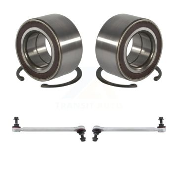 Front Wheel Bearing And Link Kit For Mercedes-Benz C300 GLK350 GLK250 C350 E350 E400 K7T-100886