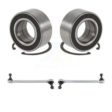 Front Wheel Bearing And Link Kit For 2010-2012 Mercedes-Benz C250 AWD K7T-100897