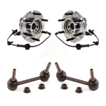 Front Hub Bearing Assembly And Link Kit For 2009-2010 Hummer H3T H3 K7T-101041