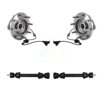 Front Hub Bearing Assembly And Link Kit For GMC Sierra 3500 HD Chevrolet Silverado 4WD K7T-101042