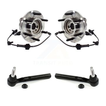 Front Wheel Bearing And Tie Rod End Kit For 2009-2010 Hummer H3T H3 K7T-101055