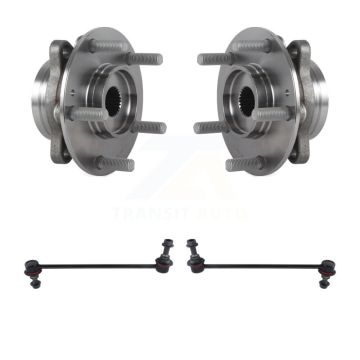 Front Hub Bearing Assembly & Link Kit For Hyundai Elantra Kia Forte Ioniq Forte5 Niro GT K7T-101089