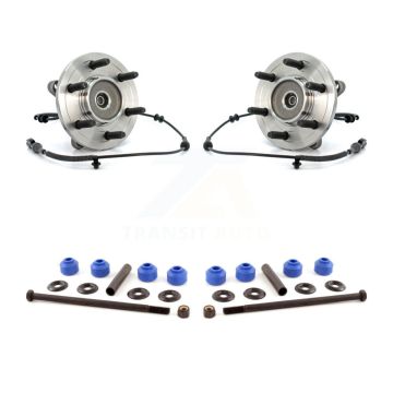 Front Hub Bearing Assembly & Link Kit For 2004 Ford F-150 Heritage 4WD With 6 Lug Wheels K7T-101091