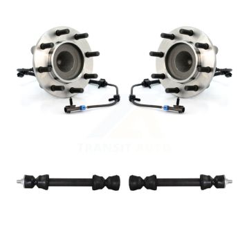 Front Hub Bearing Assembly And Link Kit For Chevrolet Express 3500 GMC Savana 4500 K7T-101137