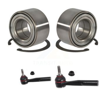 Front Wheel Bearing And Tie Rod End Kit For 2016-2018 Fiat 500X K7T-101240