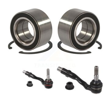 Front Wheel Bearing And Tie Rod End Kit For BMW 650i 550i GT xDrive K7T-101241