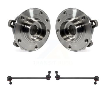 Front Hub Bearing Assembly And Link Kit For Jeep Cherokee Without Off Road Suspension K7T-101259