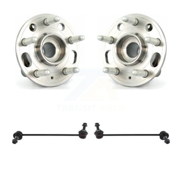 Front Hub Bearing Assembly And Link Kit For Buick LaCrosse Regal Cadillac XTS Saab 9-5 K7T-101273
