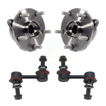 Front Hub Bearing Assembly And Link Kit For Subaru WRX STI B9 Tribeca K7T-101275
