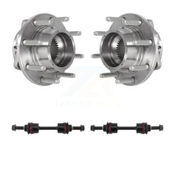 Front Hub Bearing Assembly And Link Kit For 2017-2022 Ford F-350 Super Duty F-250 4WD K7T-101276