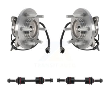 Front Hub Bearing Assembly & Link Kit For 2015-2017 Ford Expedition Lincoln Navigator 4WD K7T-101282