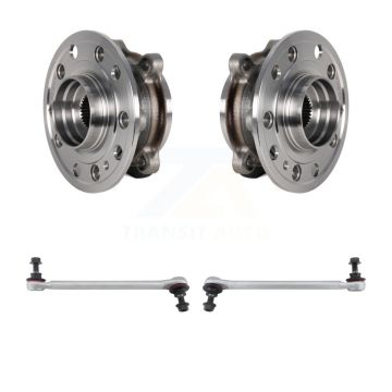 Front Hub Bearing Assembly And Link Kit For 2017 Mercedes-Benz E400 Coupe with AWD K7T-101292