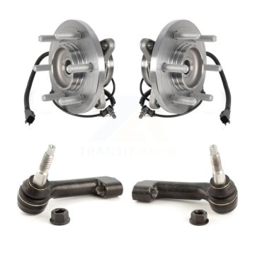 Front Wheel Bearing & Tie Rod End Kit For 2015-2017 Ford Expedition Lincoln Navigator 4WD K7T-101320