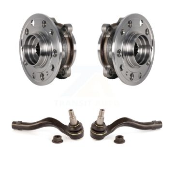 Front Wheel Bearing And Tie Rod End Kit For 2017-2018 Mercedes-Benz E400 Coupe with AWD K7T-101322