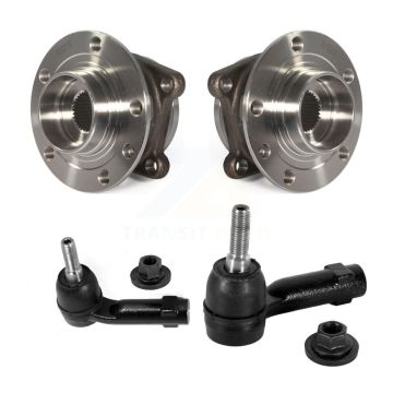 Front Wheel Bearing Tie Rod End Kit For 2014-2018 Jeep Cherokee With Off Road Suspension K7T-101331