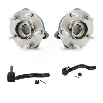 Front Wheel Bearing And Tie Rod End Kit For Nissan Pathfinder Murano INFINITI QX60 JX35 K7T-101337