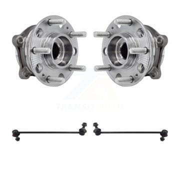 Front Hub Bearing Assembly & Link Kit For Hyundai Santa Fe Kia Palisade Sorento Telluride K7T-101365