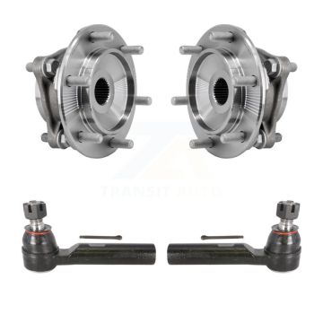 Front Wheel Bearing And Tie Rod End Kit For Toyota Tacoma 4Runner Lexus GX460 FJ Cruiser K7T-101375