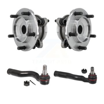 Front Wheel Bearing And Tie Rod End Kit For Toyota Tundra Sequoia Complete Assembly 4WD K7T-101381