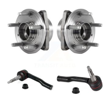 Front Wheel Bearing And Tie Rod End Kit For 2016-2019 Chevrolet Cruze Volt K7T-101383