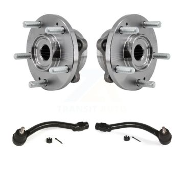 Front Wheel Bearing And Tie Rod End Kit For 2017-2019 Kia Soul K7T-101384