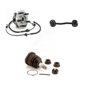 Front Left Hub Bearing Lower Ball Joint And Sway Bar Stabilizer Link Kit For Jeep Liberty K7T-101432