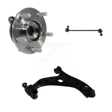 Front Right Bearing Lower Control Arm with Ball Joint Sway Bar Link Kit For Mazda 3 Sport K7T-101467