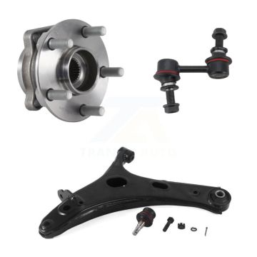 Front Right Hub Bearing Lower Control Arm with Ball Joint & Link Kit For Subaru Forester K7T-101498