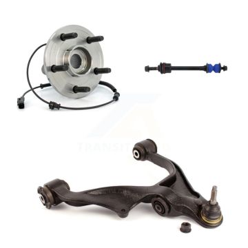 Front Right Hub Bearing Lower Control Arm with Ball Joint Link Kit For Ram 1500 Dodge 4WD K7T-101584