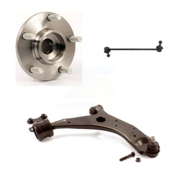 Front Right Hub Bearing Lower Control Arm with Ball Joint & Sway Bar Link Kit For Mazda 3 K7T-101595