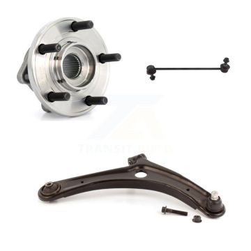 Front Right Hub Bearing Lower Control Arm with Ball Joint Link Kit For 2009 Dodge Caliber K7T-101620