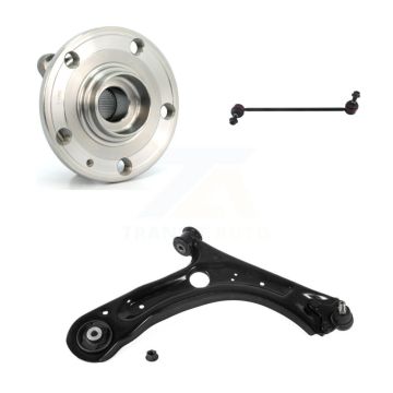 Front Right Hub Bearing Lower Control Arm with Ball Joint & Link Kit For Volkswagen Jetta K7T-101631