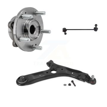 Front Right Hub Bearing Lower Control Arm with Ball Joint Link Kit For 2017-2019 Kia Soul K7T-101638