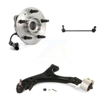 Front Left Hub Bearing Lower Control Arm & Link Kit For Chevrolet Equinox Pontiac Torrent K7T-101685
