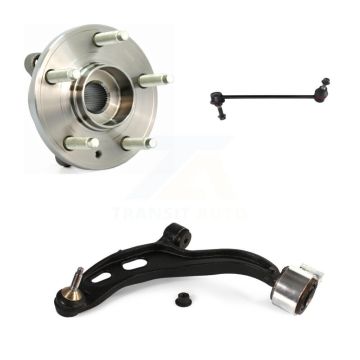 Front Left Hub Bearing Lower Control Arm with Ball Joint & Link Kit For 2009 Lincoln MKS K7T-101694