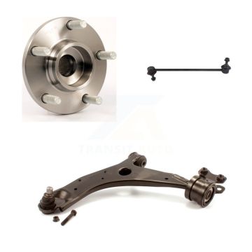 Front Left Hub Bearing Lower Control Arm with Ball Joint & Sway Bar Link Kit For Mazda 3 K7T-101733