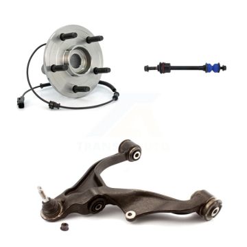 Front Left Hub Bearing Lower Control Arm with Ball Joint Link Kit For Ram 1500 Dodge 4WD K7T-101744