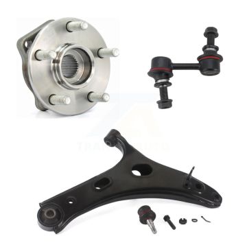 Front Left Hub Bearing Lower Control Arm & Link Kit For 2014 Subaru Forester To 01 14 K7T-101750