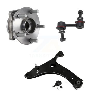 Front Left Hub Bearing Lower Control Arm with Ball Joint Link Kit For Subaru XV Crosstrek K7T-101751