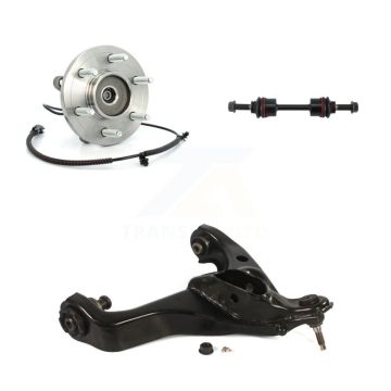 Front Left Hub Bearing Lower Control Arm with Ball Joint Sway Bar Link Kit For Ford F-150 K7T-101754