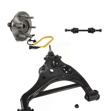 Front Left Hub Bearing Lower Control Arm with Ball Joint Sway Bar Link Kit For Ford F-150 K7T-101759