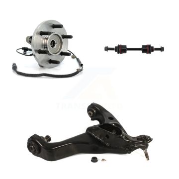 Front Left Hub Bearing Lower Control Arm with Ball Joint Sway Bar Link Kit For Ford F-150 K7T-101763
