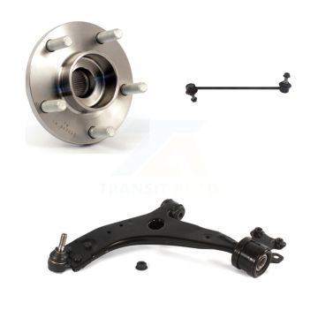 Front Left Hub Bearing Lower Control Arm with Ball Joint & Link Kit For Volvo S40 V50 C70 K7T-101767