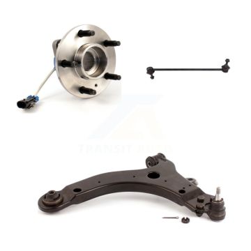 Front Left Hub Bearing Lower Control Arm & Link Kit For Pontiac Grand Prix Buick LaCrosse K7T-101816